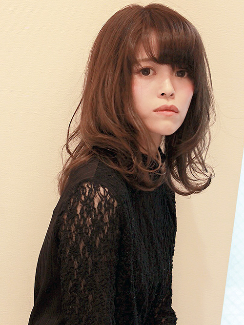 スモーキーアッシュ とろみウェーブ 福岡 千早の美容室 ローブロワ