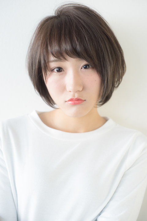 ナチュラルフェミニンショートボブ 福岡の美容室l Aube ローブ